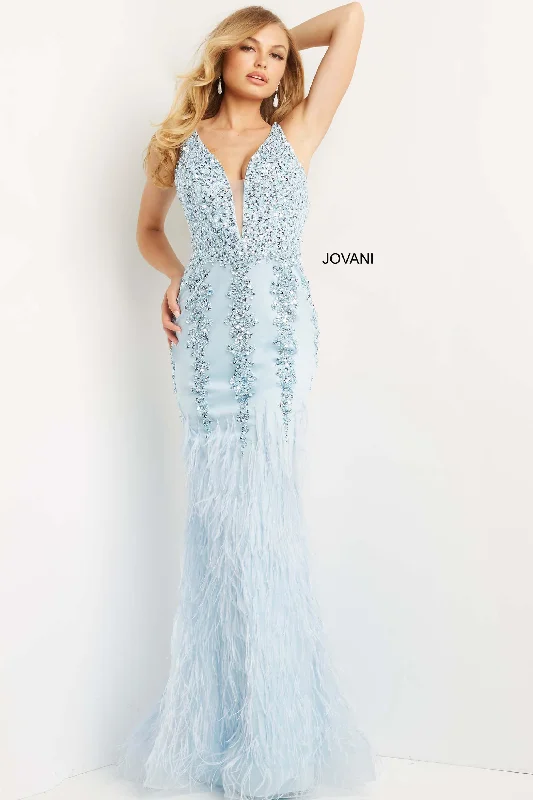 Quality Driven Apparel Jovani 08140 Prom Sleeveless Long Formal Gown