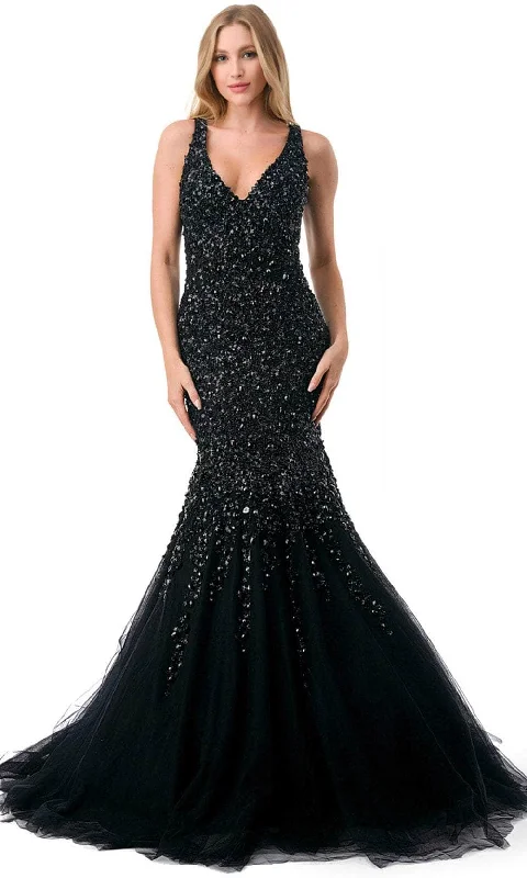 Day To Night Styles Trevi Collection L2802K - Cutout Back Mermaid Evening Gown