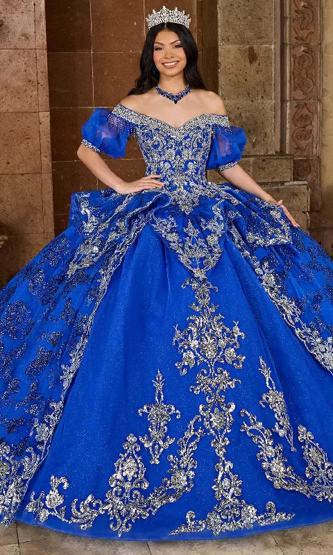 Flash Sale Starts Rachel Allan RQ3128 - Hand Beaded Off-Shoulder Ballgown