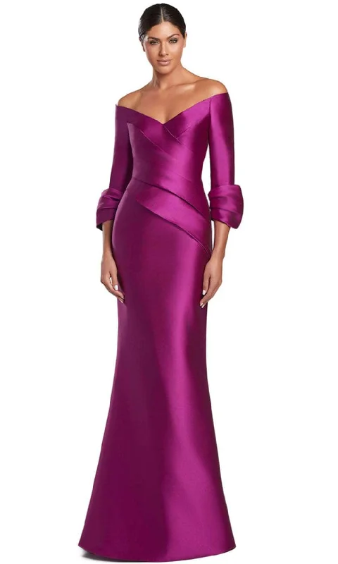 New Styles Just In Alexander by Daymor 2060F24 - Off Shoulder V-Neck Formal Gown