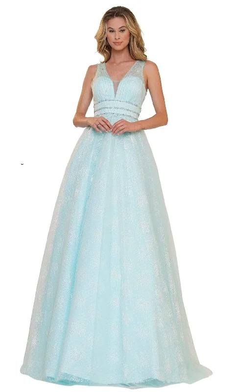 Weekend Exclusive Colors Dress - 2736 Beaded Belt A-Line Gown