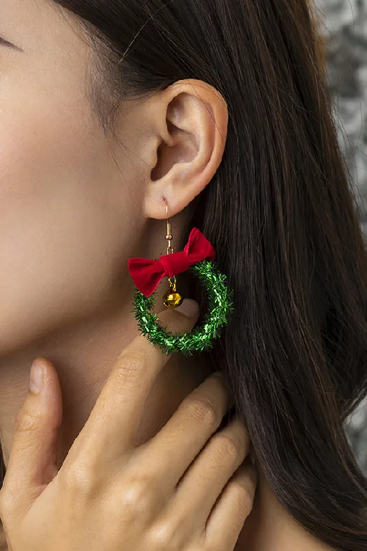 Versatile Women’s Clothing for All Occasions Christmas Tree Tassel Garland Bell Earrings Earrings