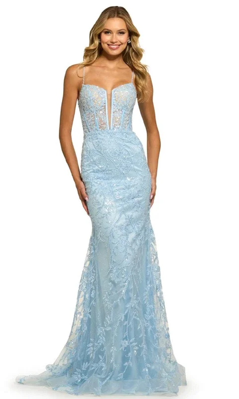 Chic & Cozy Collection Sherri Hill 55526 - Sleeveless Lace-Up Back Prom Gown