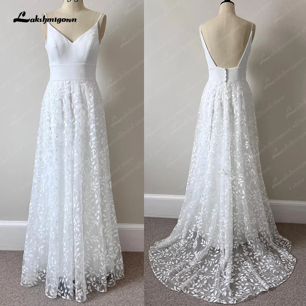 Insane Discount Onslaught Roycebridal Lace Wedding Dress Appliques V Neck Sweep Train Bride Gown Wedding Party Dresses Elegant Bridal Gown