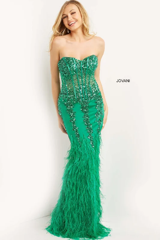 Explore What's New Jovani 08142 Strapless Sexy Long Prom Dress