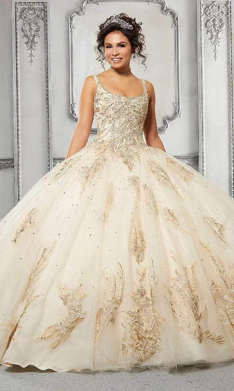 Flash Sale Event Vizcaya by Mori Lee - 89311 Scoop Appliqued Ball Gown