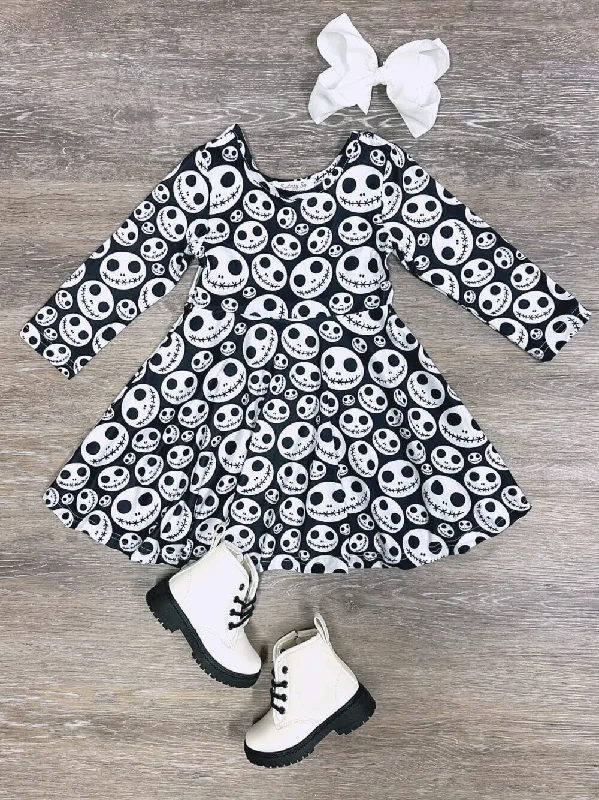 Women’s Formal Wear Nightmare Before Christmas Jack Skellington Girls Skater Dress