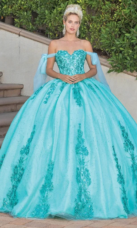 Elegant Styles Dancing Queen 1791 - Bow Sash Quinceanera Ballgown