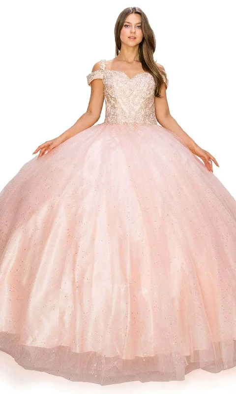 The Latest Trends Cinderella Couture 8028J - Sweetheart Cold Shoulder Ballgown