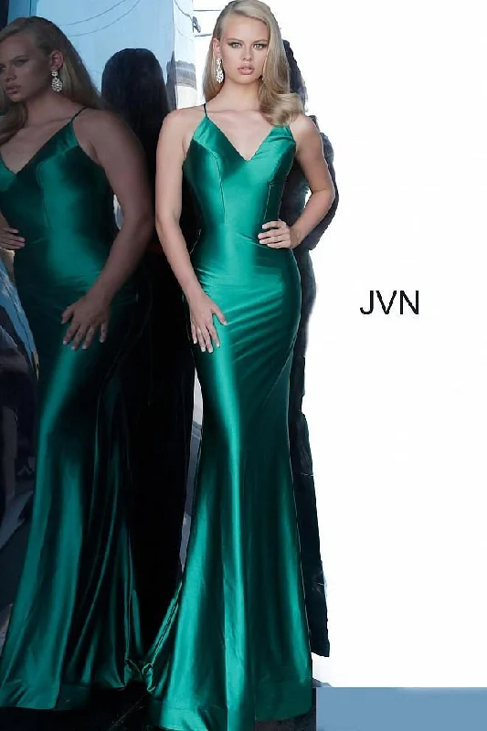 Affordable Women’s Fashion Jovani 00878 Prom Long Satin Dress