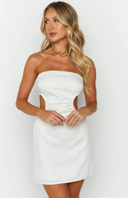 Online Boutique Clothing Sylvan White Mini Dress