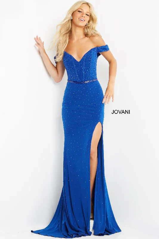 Crazy Discounts, Hurry Up Jovani 06280 Off Shoulder Mermaid Long Prom Dress