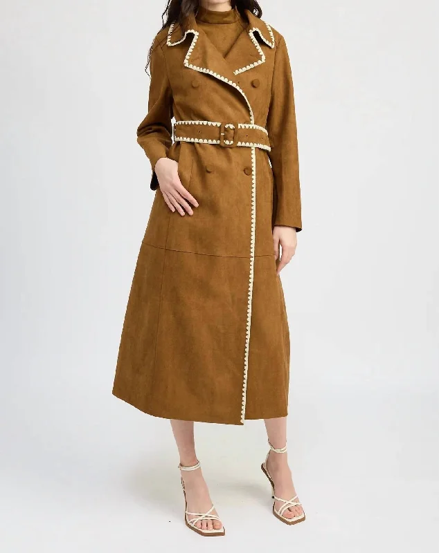 Sale On Sale Logan Trench Coat In Brown