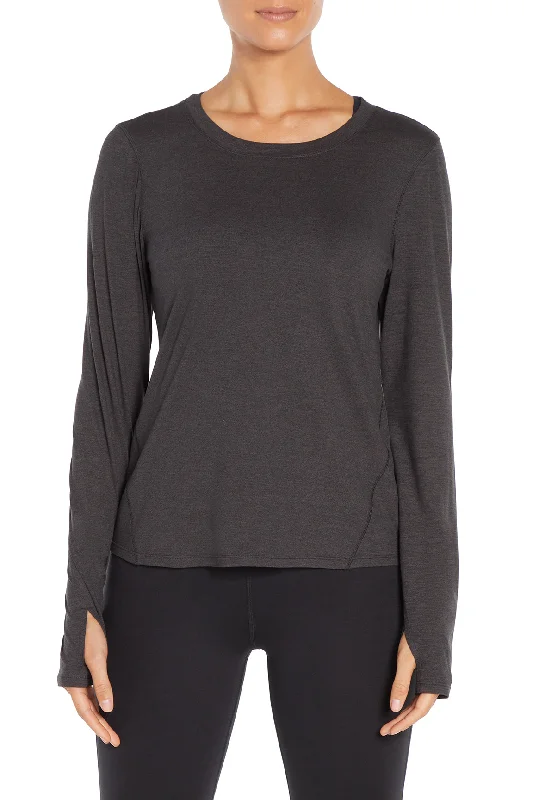 Fresh Styles, Fresh Deals Dana Long Sleeve Top (H. Phantom)