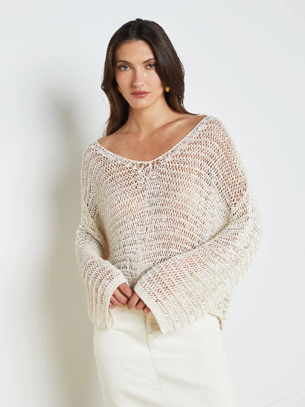 Fresh Styles, Fresh Deals Ethan Open-Knit Pullover