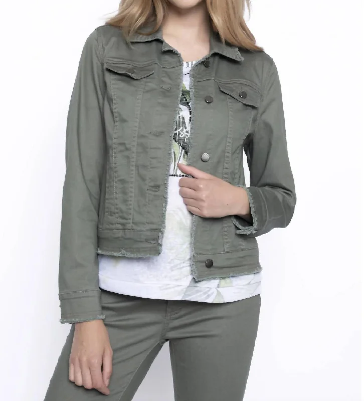 Flash Sale Or Flash Sales Town Denim Jacket In Artichoke