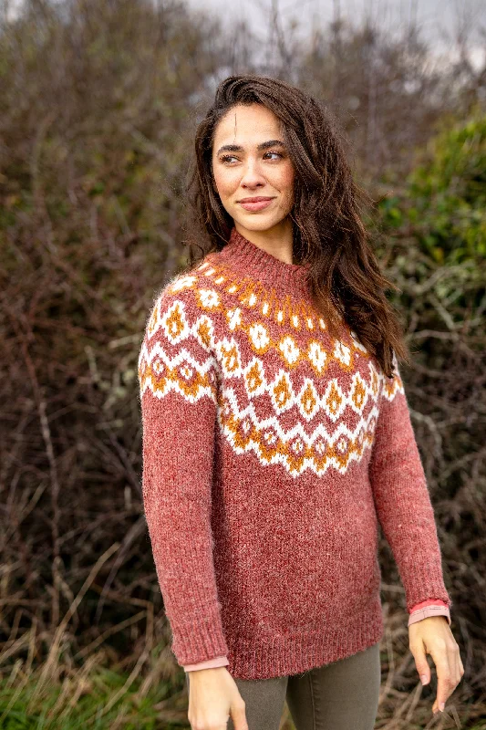 City Fashion Chunky Knitted Fairisle Jumper