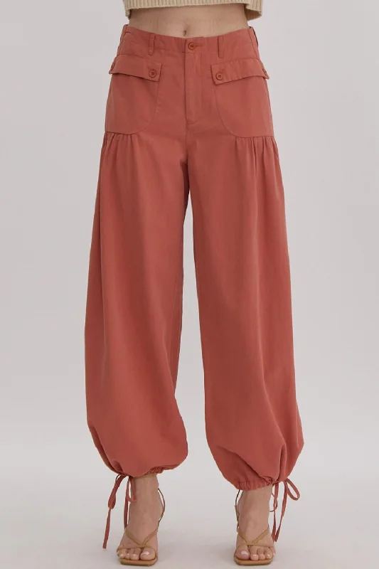 Affordable Online Boutique Serendipity Rust Denim Balloon Pants