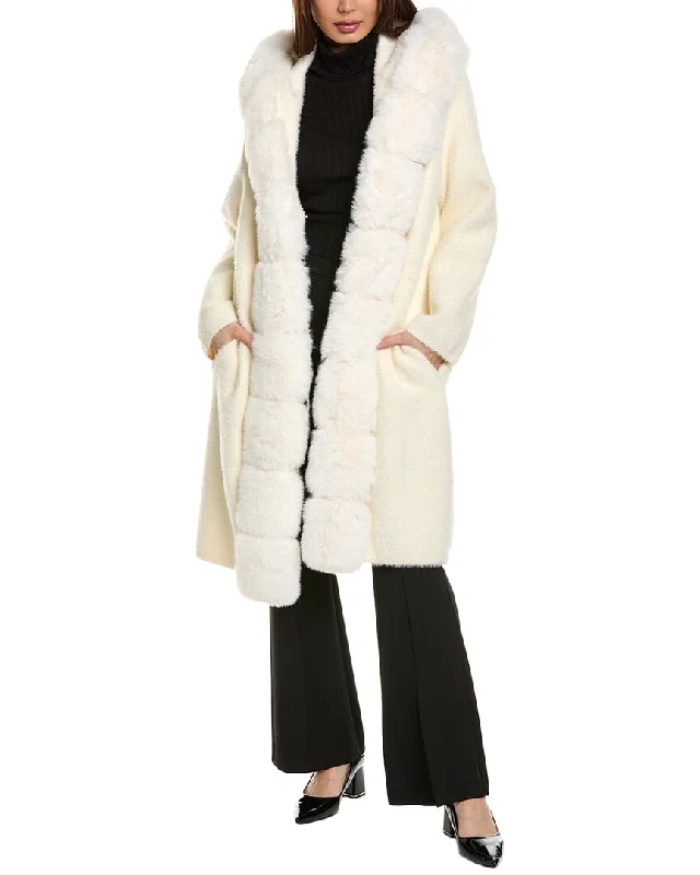 Trend Driven Wardrobe Joseph Ribkoff Hooded Coat