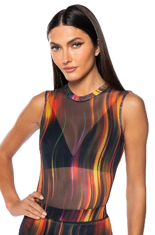 Clearance Sale Online ELECTRIC FEVER MOCK NECK BODYSUIT