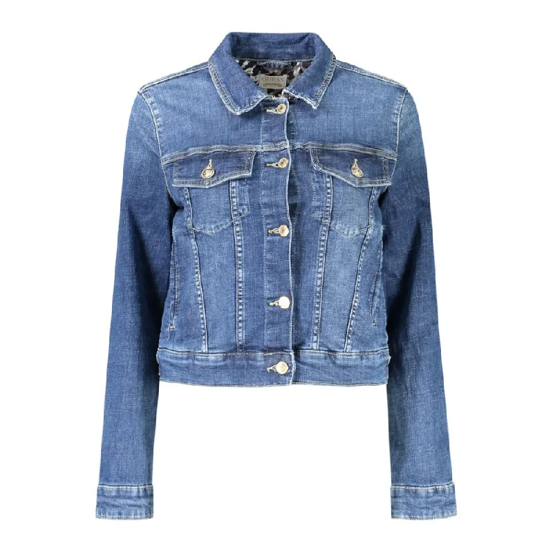 Clothes For Woman Guess Jeans  Cotton Jackets & Women's Coat