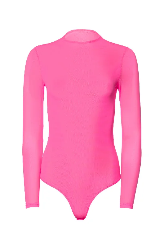 Stylish Looks PAXTON SEXY DOUBLE MESH LONG SLEEVE BODYSUIT