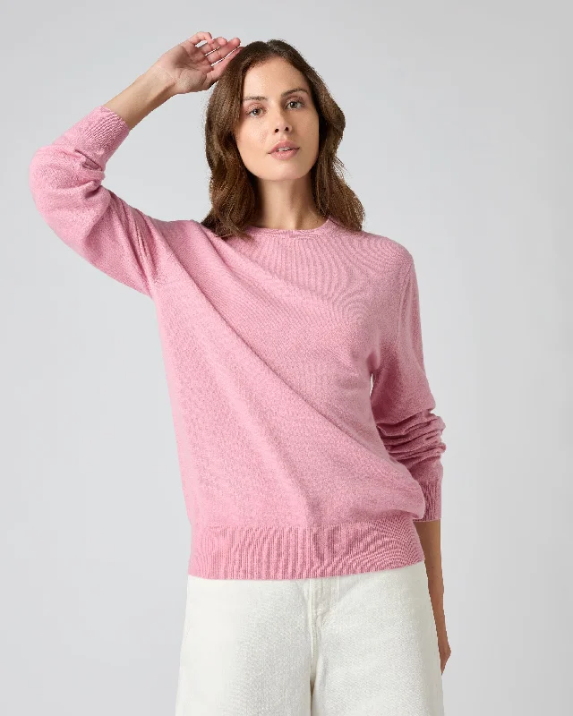 Sophisticated Style Women's The Oxford Round Neck Cashmere Jumper Burano Pink