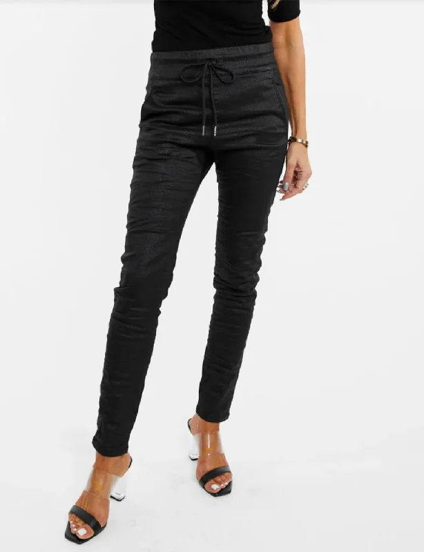 Urban Femme Streetwear Shely String Pant, Black Original