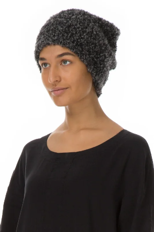 Unbeatable Prices Melangé Grey Alpaca Wool Beanie Hat