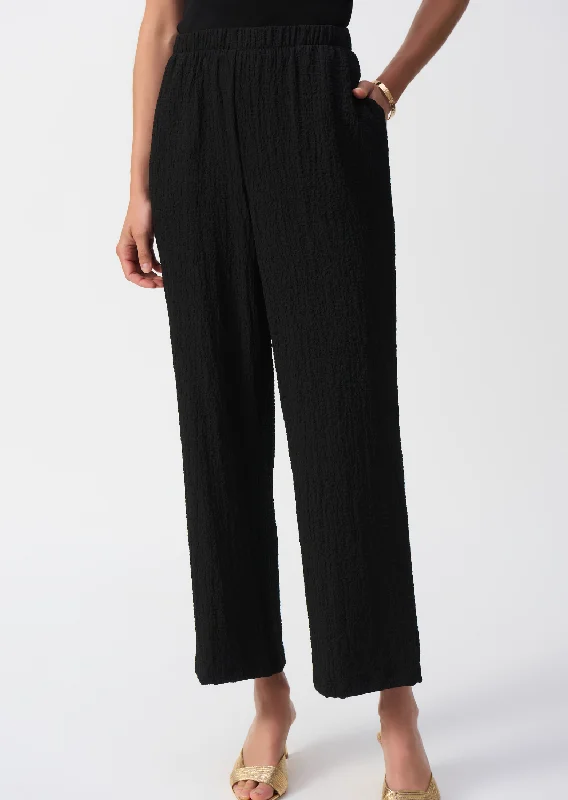 Flash Sale, Don't Miss Joseph Ribkoff - Seersucker Wide Leg Pull-On Pant