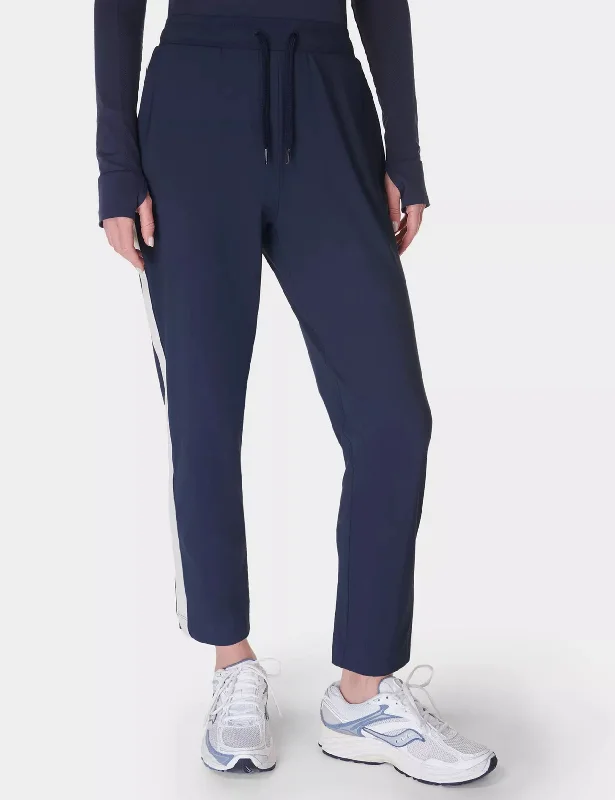 Season Sale Explorer Side Stripe Trouser - Navy Blue