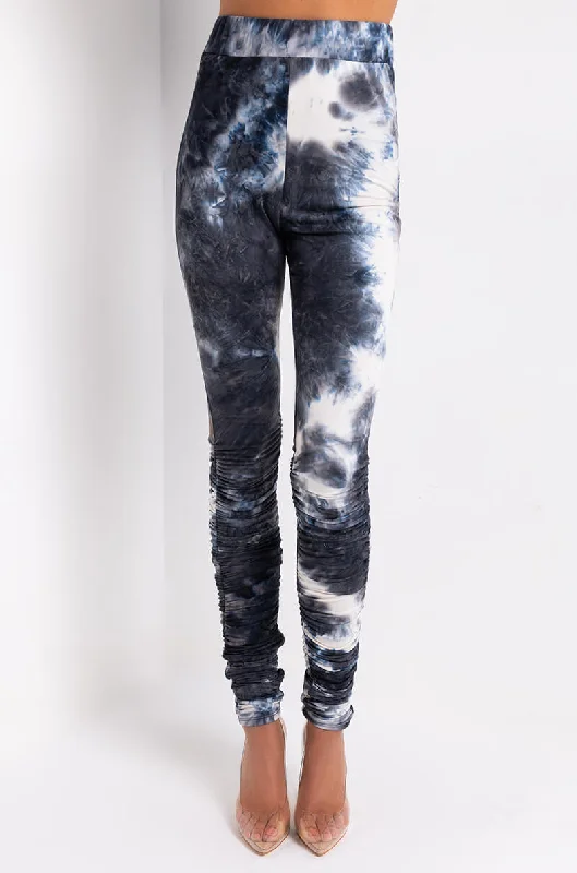 Insane Discount Onslaught MISS THANG TIE DYE STACKED LEGGING