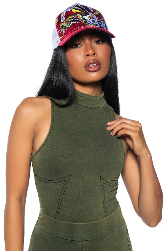 Athleisure Wear MODEL OFF DUTY SLEEVELESS BODYSUIT