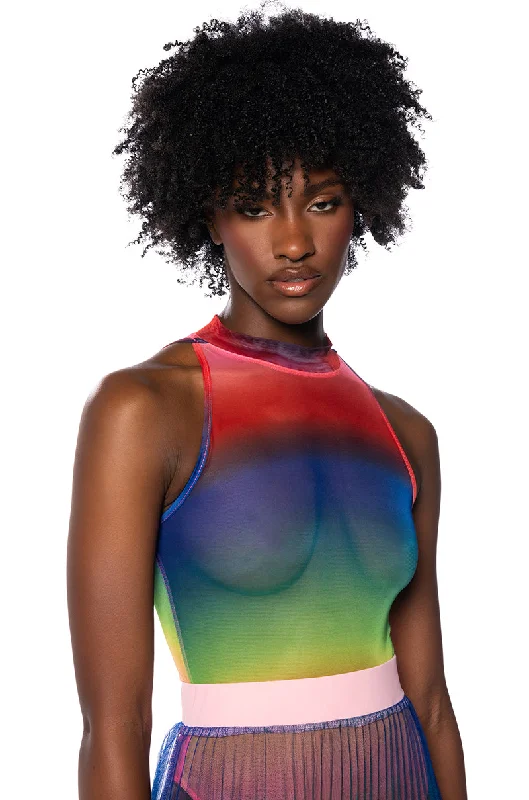 Clothing Store PRIDE EFFECT SLEEVELESS BODYSUIT